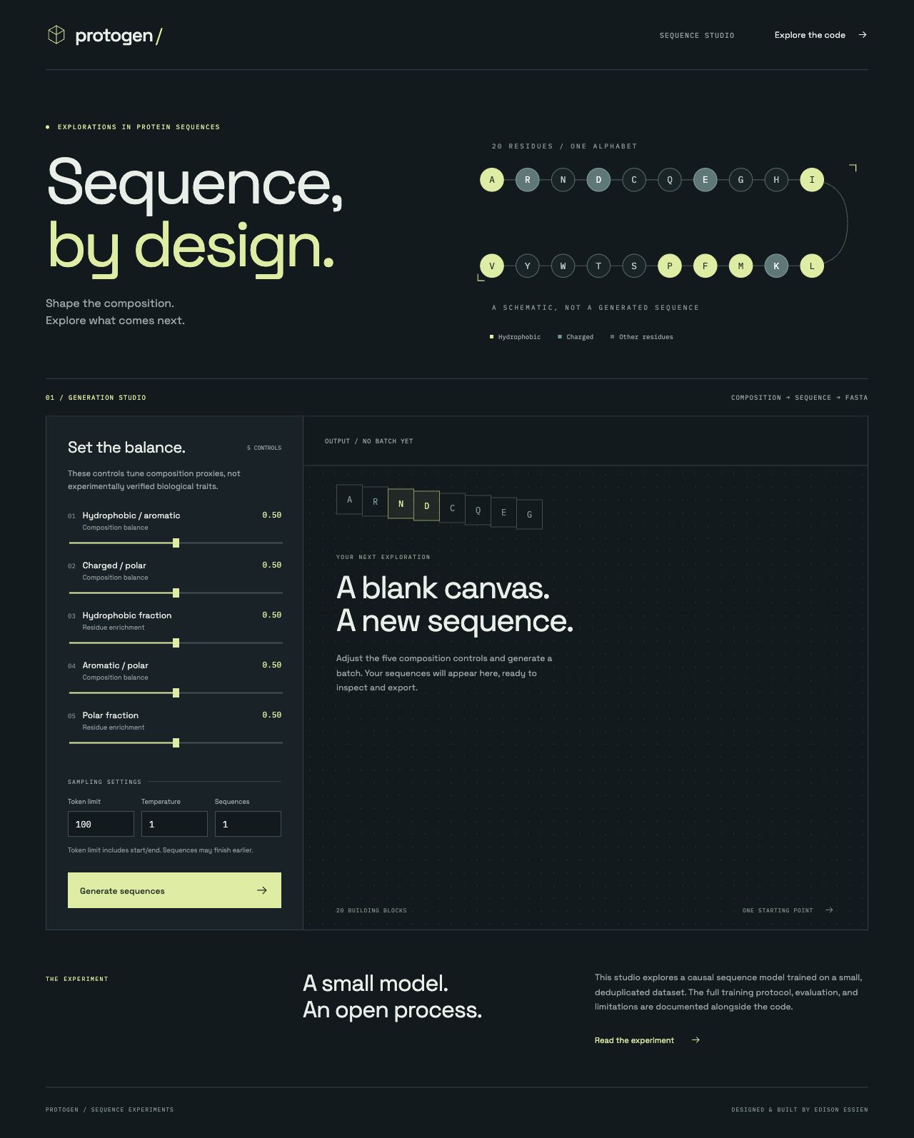 Protogen application interface